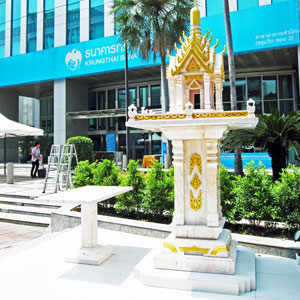 ศาลพระภูมิ ธนาคารกรุงไทย